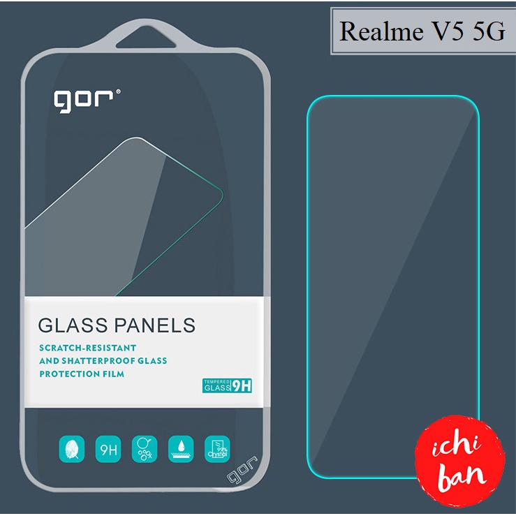 Kính cường lực Realme V15 5G/ Realme V5 5G Trong Suốt 9H 2.5D - Chính hãng GOR