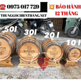 Thùng ngâm rượu gỗ sồi ⚡ 10lit -200lit ⚡ bom rượu gỗ sồi Nga cao cấp