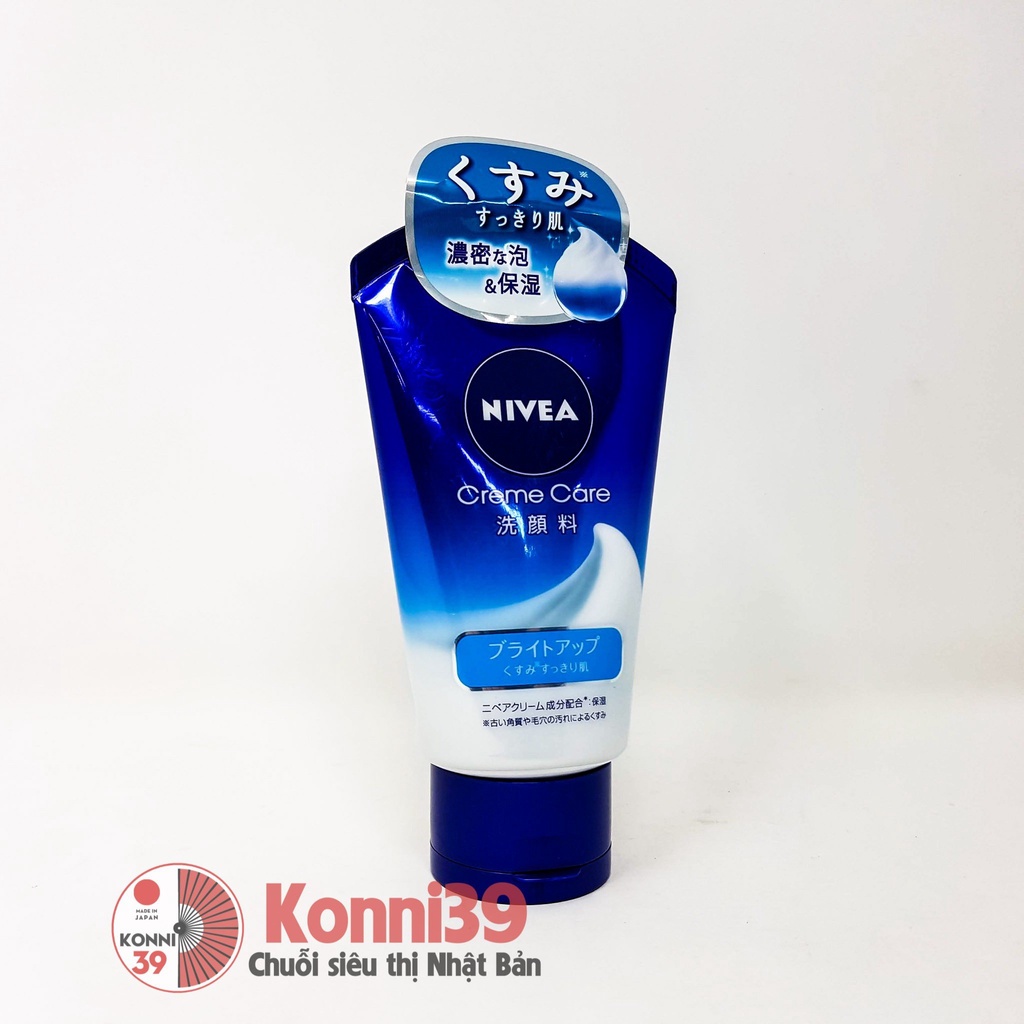 Sữa Rửa Mặt Cấp Ẩm Chuyên Sâu Nivea Creme Care 130g Nội Địa Nhật