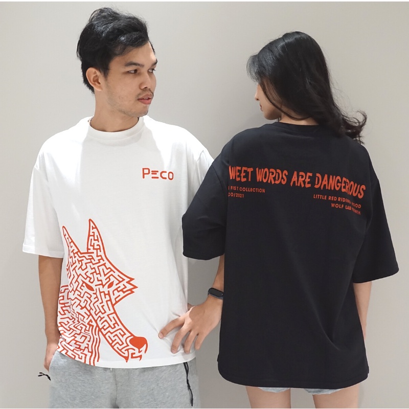 Áo thun nam nữ form rộng unisex tay lỡ PECO S002