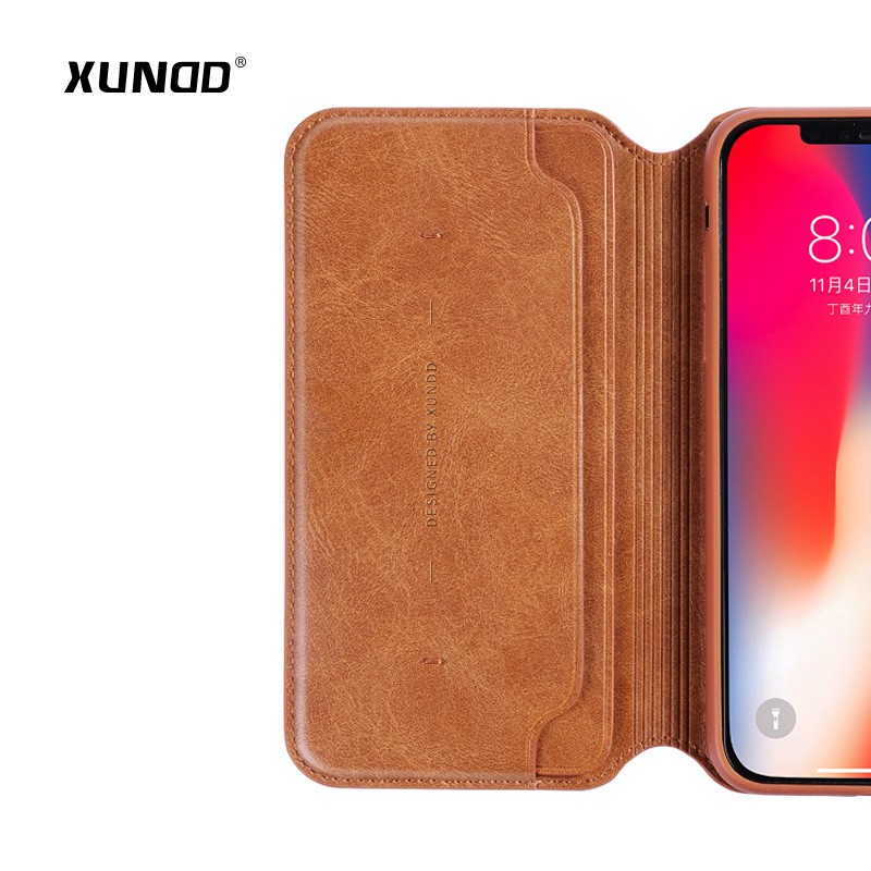 [Mã ELFLASH5 giảm 20K đơn 50K] Bao da iphone X , Xs , Xs max hiệu XUNDD chính hãng | BigBuy360 - bigbuy360.vn