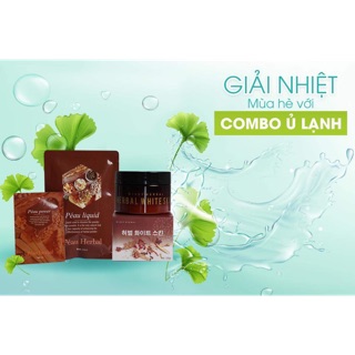 COMBO Ủ LẠNH BODY GISSY + TẮM TRẮNG THẢO DƯỢC PÉAU HERBAL