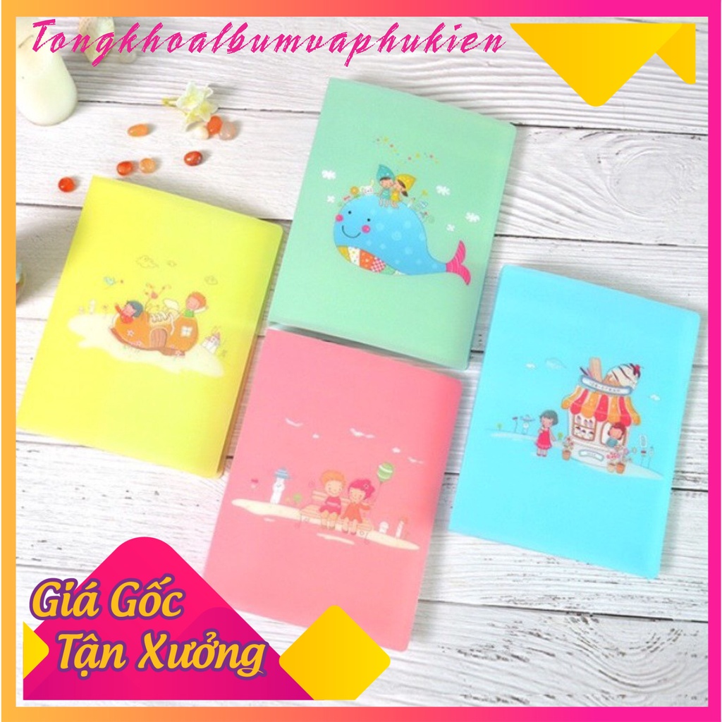 Album ảnh 13x18 đựng được 52 tấm bìa nhựa