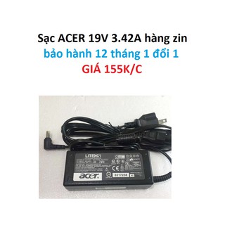 Sạc Laptop ACER 19V 3.42A hàng zin - Adapter ACER 19V 3.42A - bảo hành 12 tháng 1 đổi 1