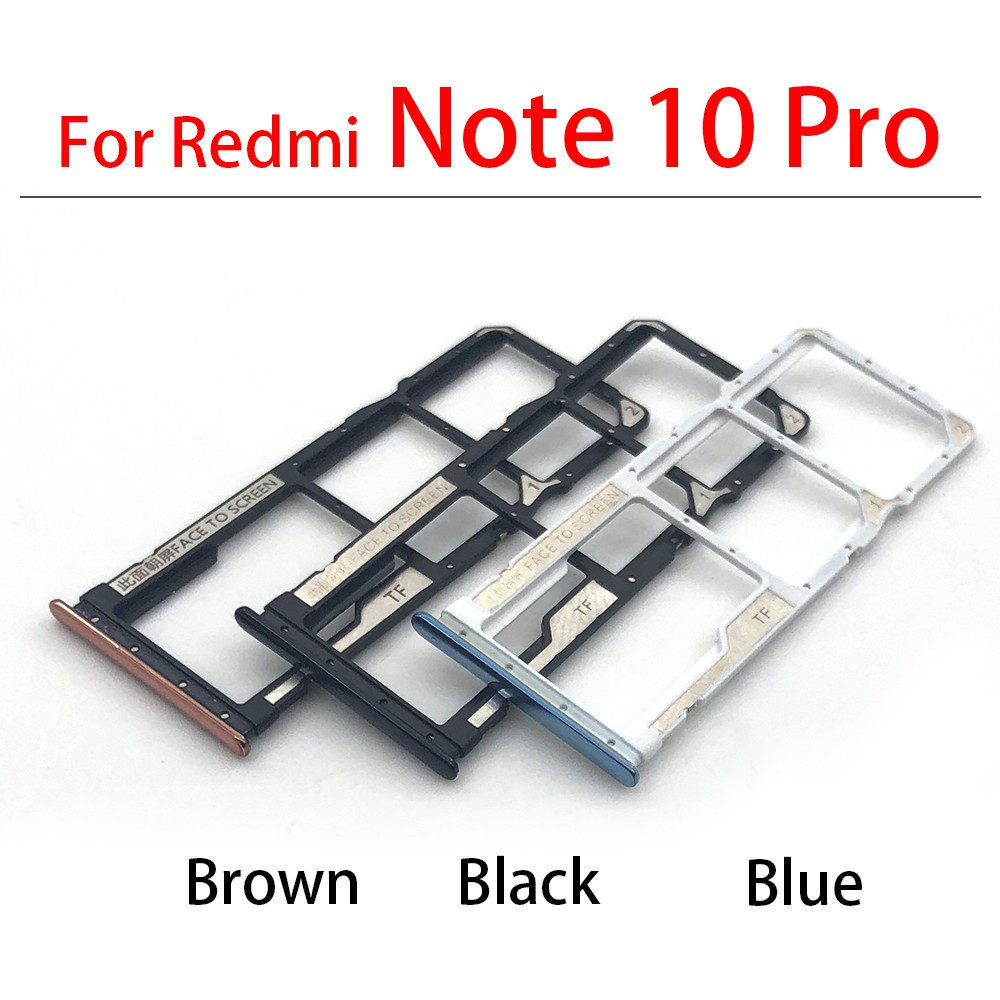 Micro Nano Sim Card Holder Tray Slot Holder Adapter Socket For Redmi Note 10 Pro