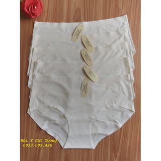 Combo 10 quần lót su trơn màu trắng