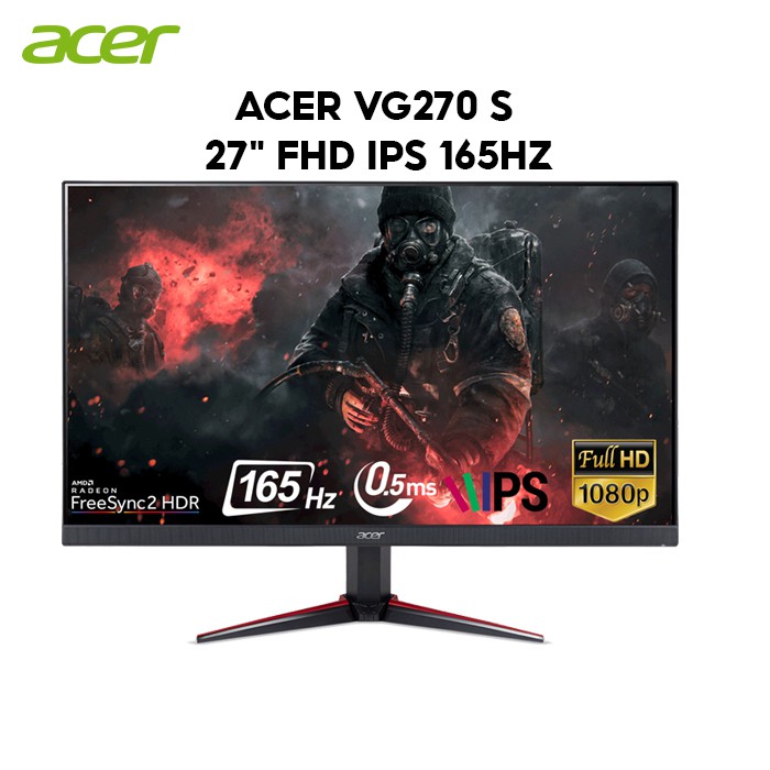 [ELBAU7 giảm 7%]  Màn Hình Acer VG270 S 27&quot; FHD IPS 165Hz FreeSync