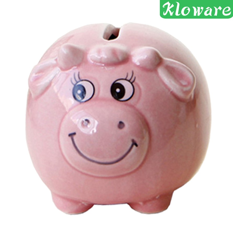 Ống Heo Tiết Kiệm Hình Chú Cừu Màu Hồng Đáng Yêu