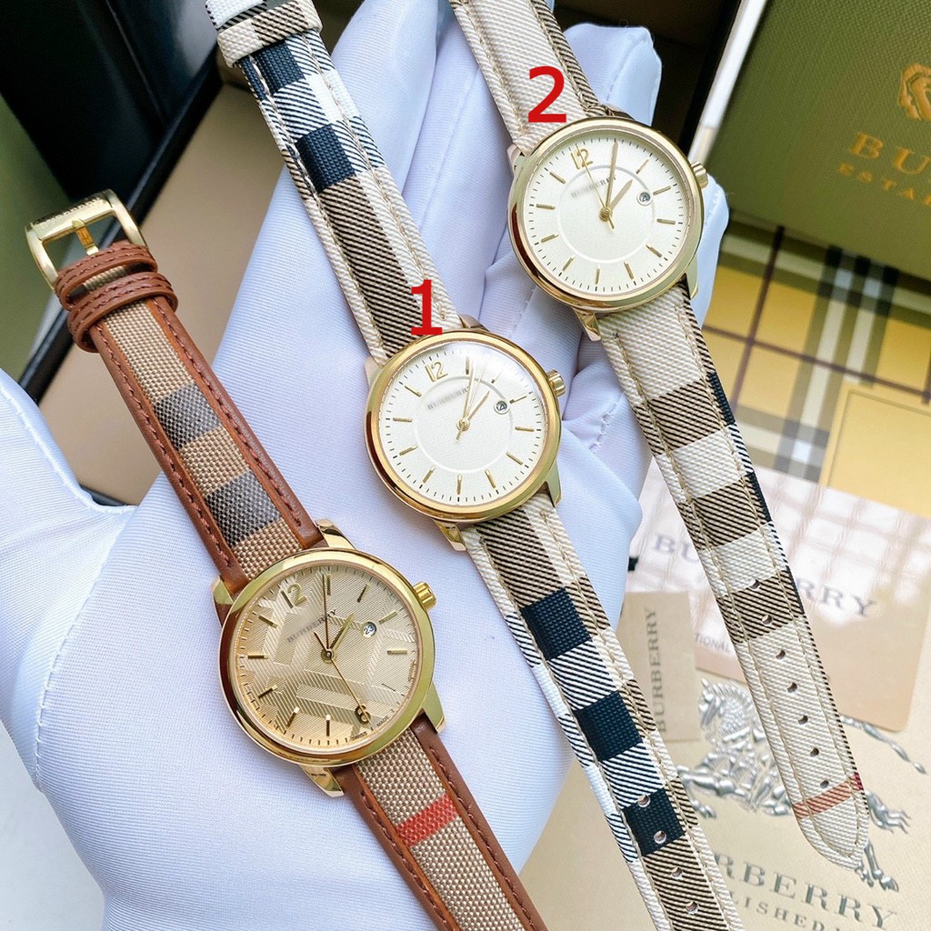 ĐỒNG HỒ NỮ BURBERRY DÂY DA BU10102  BU10104 - SIZE 31MM