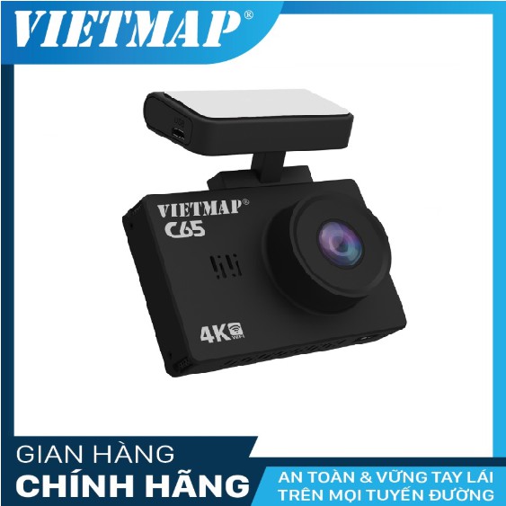 VIETMAP C65 - Camera Hành Trình Ô Tô Màn Hình Cảm Ứng+Thẻ 32GB - Hàng Chính Hãng