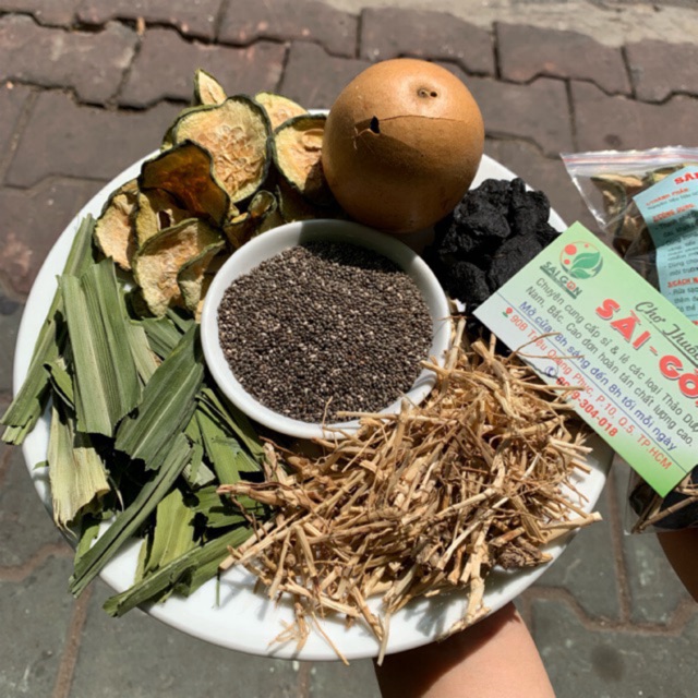 10 Set Sâm Bí Đao - Mỗi Set Nấu 10L Nước - Tặng Kèm Hạt Chia