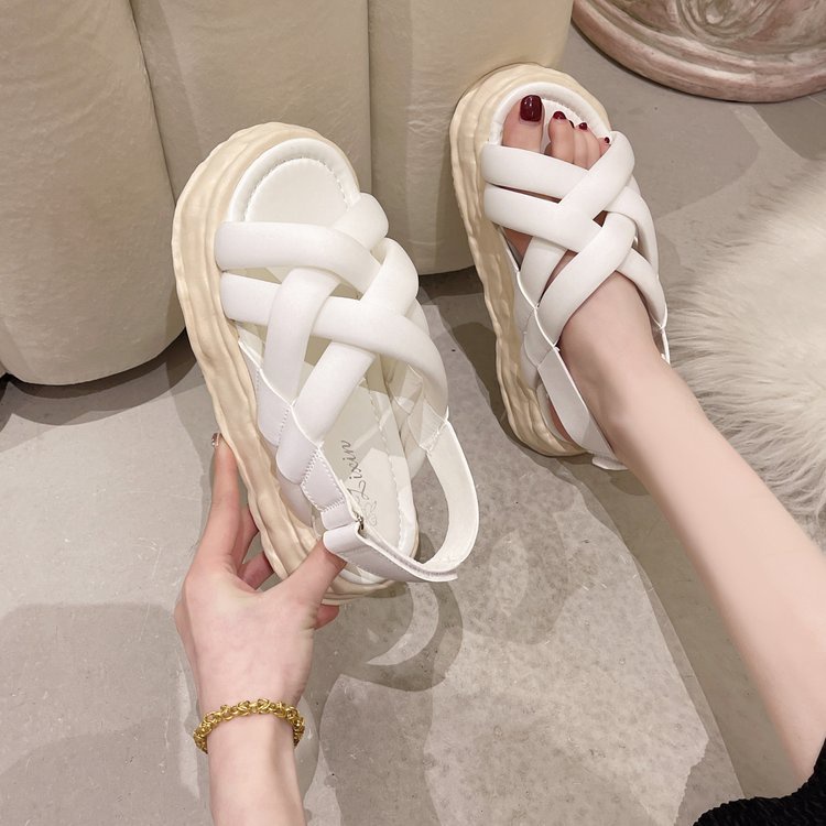 Dép sandal nữ, dép dây nữ thời trang, xăng đan đế bằng nữ cực xinh