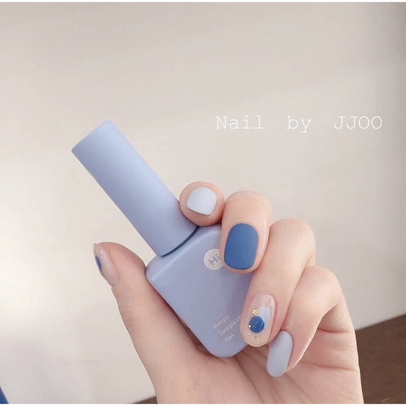 Sơn gel cao cấp Hàn Quốc Hi gel nail tone màu xanh blue [ GIÁ LẺ 1 CHAI]