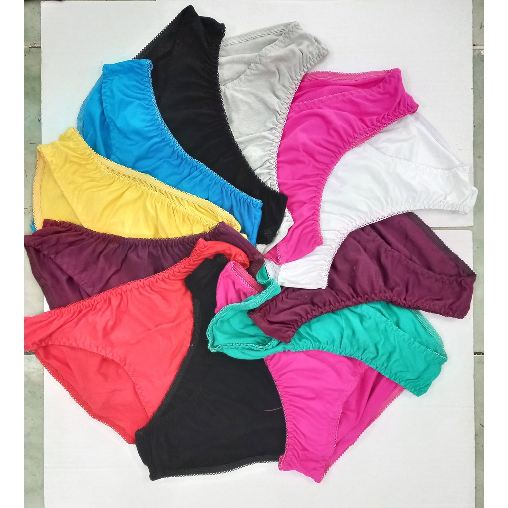 [10 quần Big Size] Quần Lót nữ 60 đến 89 ký 100% Thun Cotton Cao Cấp mềm mịn
