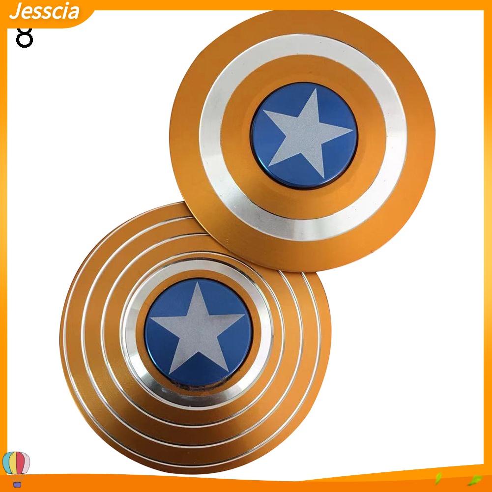 Jessica| Con Quay Đồ Chơi Spinner HìNh TròN Captain America Spideman, GiúP GiảM Stress