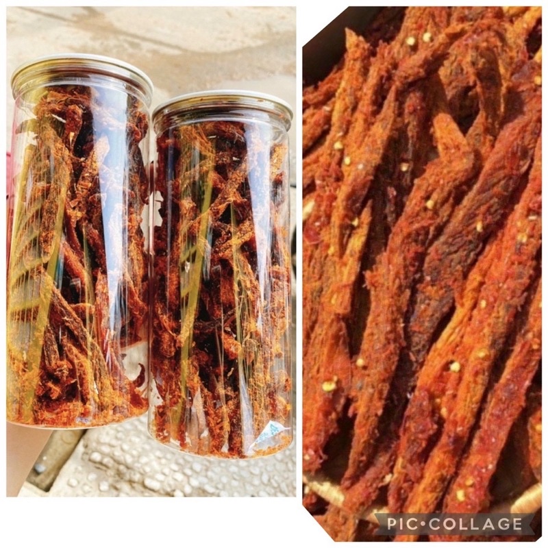 Khô bò que loại 1 lon pet 250gr