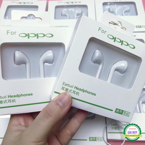 Tai nghe oppo💝FREESHIP 50K💝,Tai nghe Jack cắm 3.5mm bảo hành 1 đổi 1 TẶNG túi đựng tai nghe