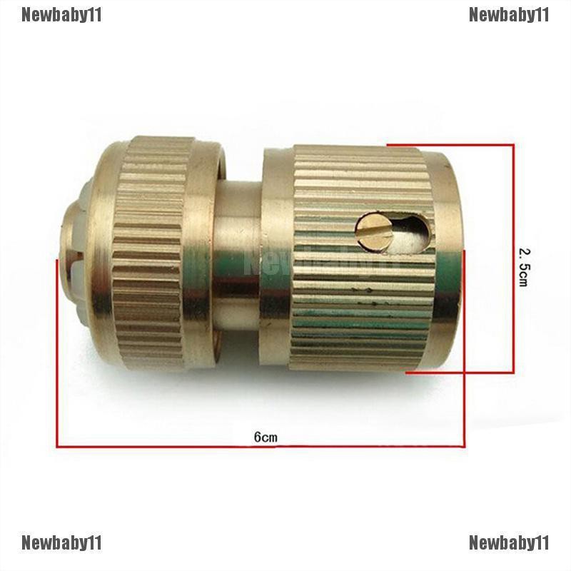 Đầu Nối Ống Nước Tự Động Bằng Đồng Thau