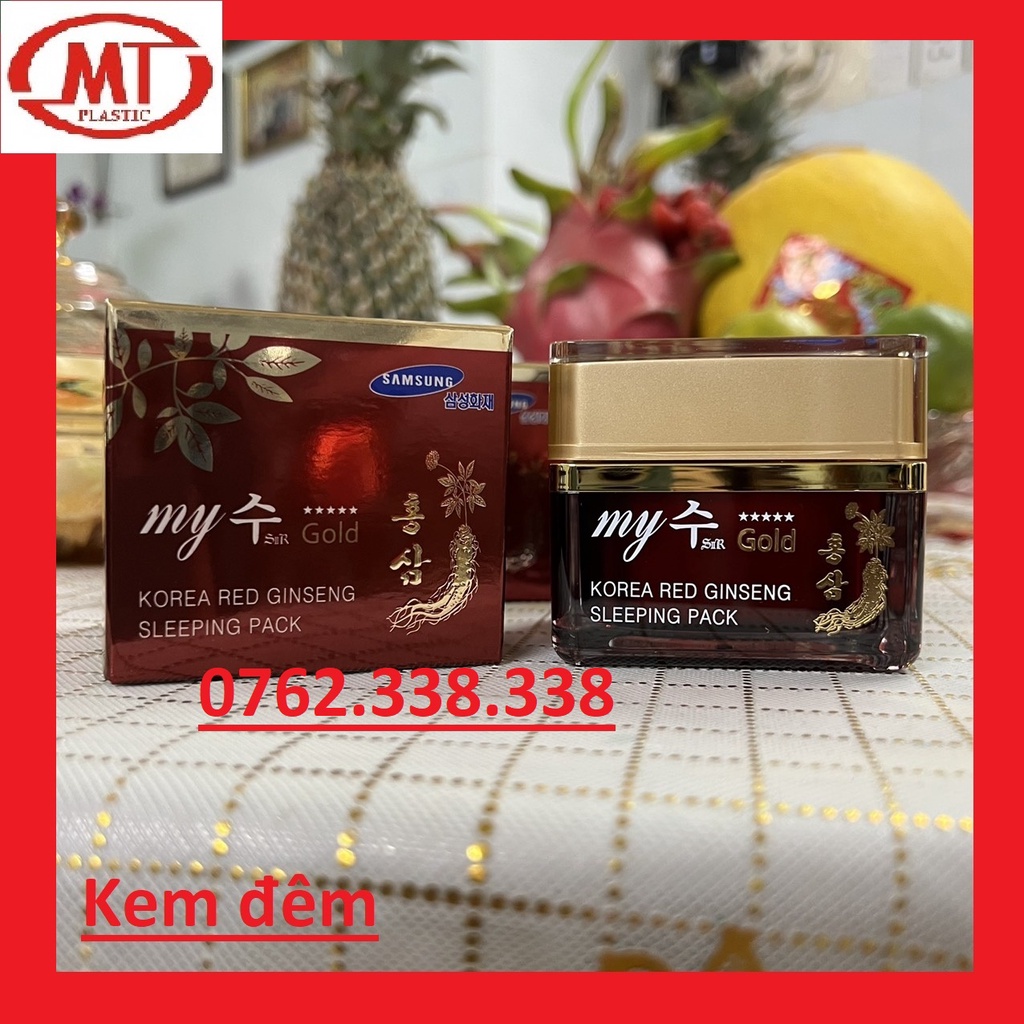 [auth] Kem dưỡng  trắng da, bay nám hồng Sâm My Gold Hàn Quốc hộp 50g date mới nhất