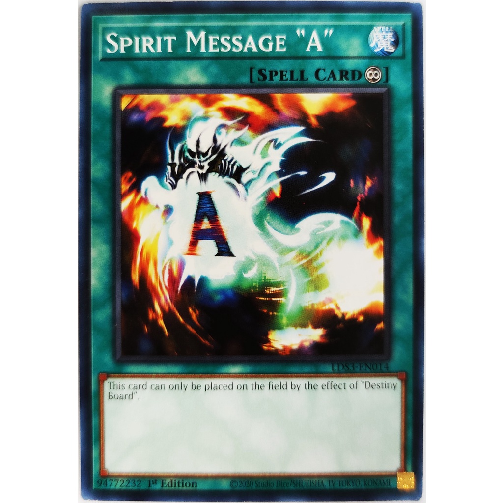 [Thẻ Yugioh] Spirit Message "A" |EN| Common