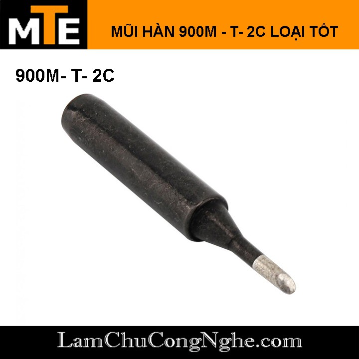 Mũi Hàn Hakko 900M-T-2C đen ( Loại tốt) Mũi hàn thiếc tương thích với mỏ hàn 907, 936...