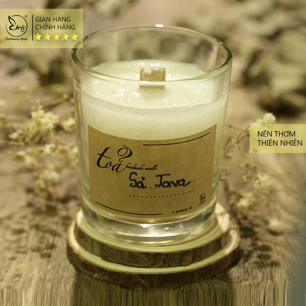 Nến đơn hương Sả Java | Tỏa Handmade Candle