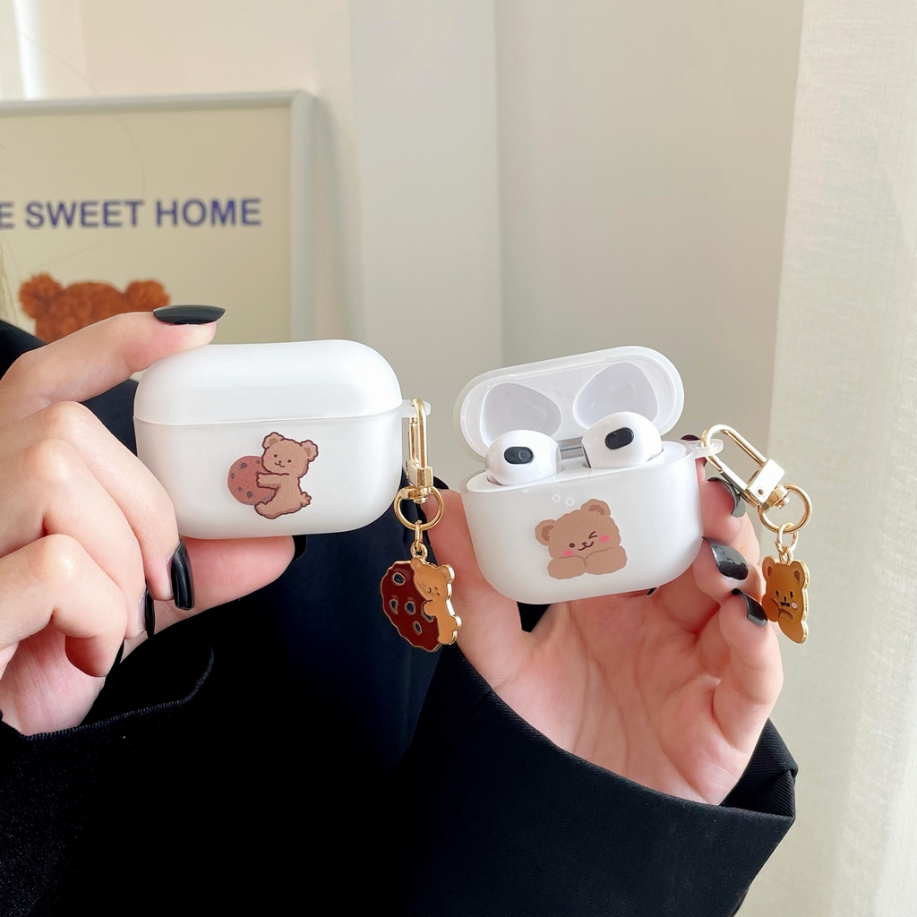 Vỏ Bảo Vệ Hộp Đựng Tai Nghe AirPods3 / AirPods2gen / 3 / 2021 Bằng Da Pu Sang Trọng Ốp