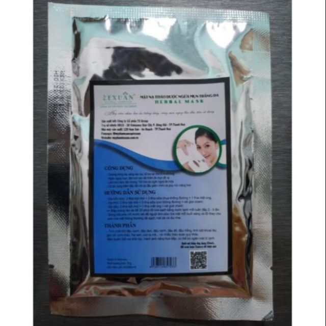 MẶT NẠ LÊ XUÂN (GÓI DÙNG THỬ 100GR)