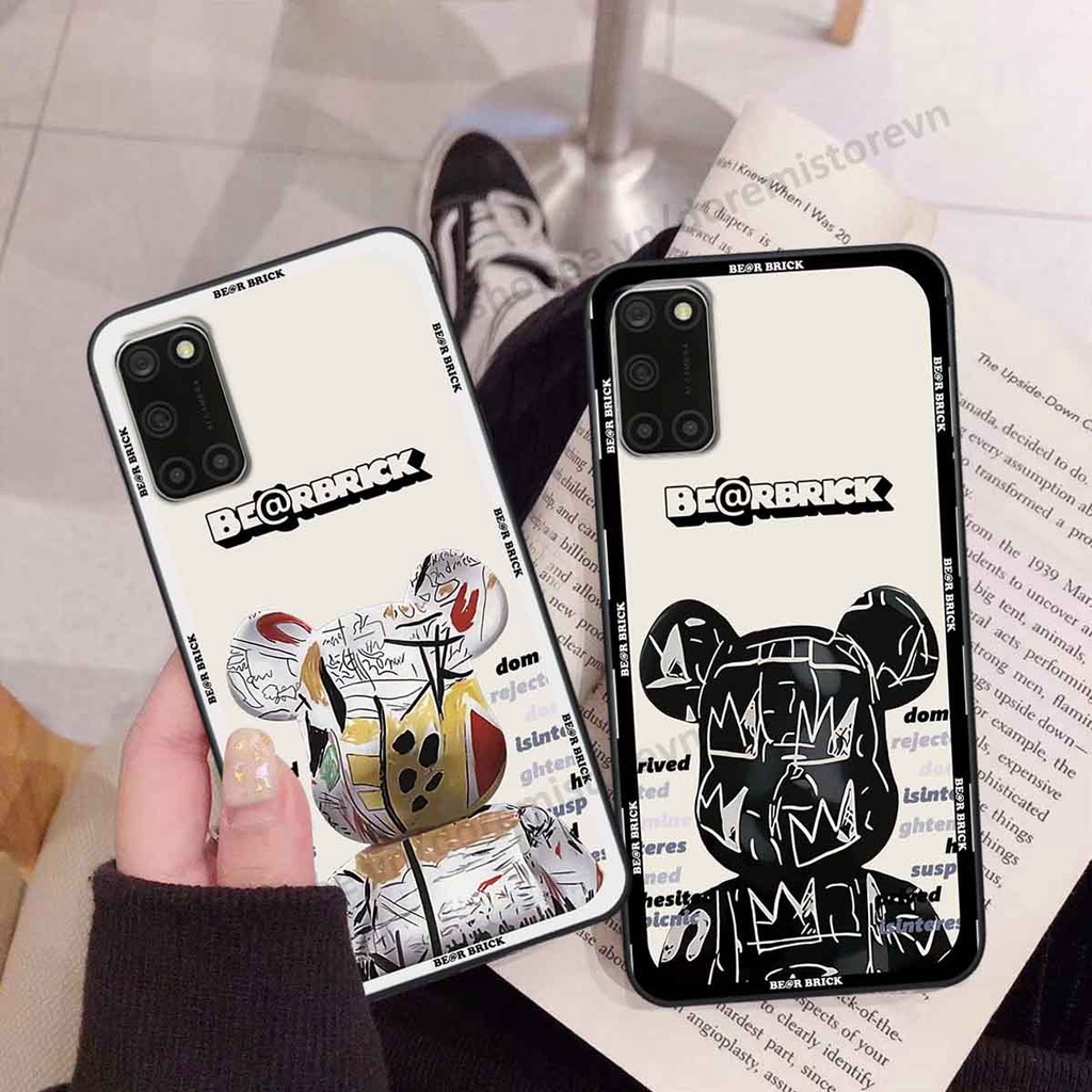 Ốp Oppo A52 / A92 thể thao, bear brick, ốp lưng dẻo thời trang bền đẹp
