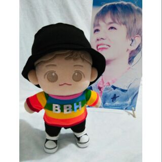 Outfit cầu vòng tên chữ hologram cho doll 20cm