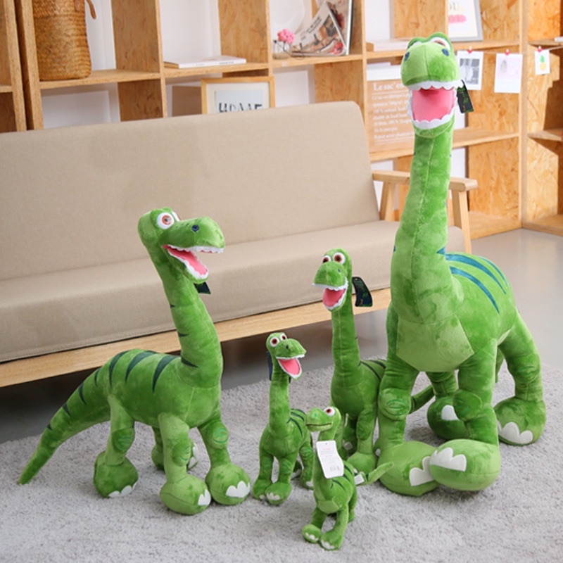 GẤU BÔNG KHỦNG LONG XANH ARLO CỔ DÀI