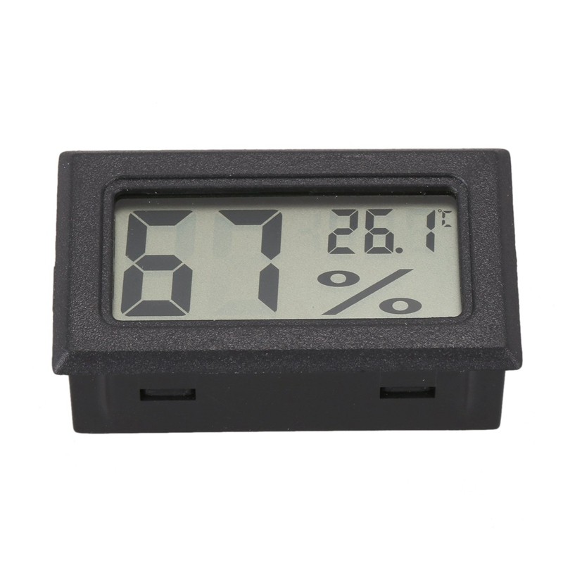 Máy đo độ ẩm và nhiệt độ mini màn hình LCD kỹ thuật số