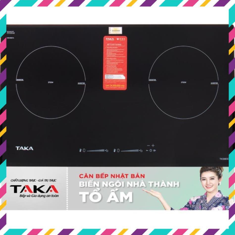 [Hàng chính hãng]  Bếp từ đôi cao cấp TAKA Nhật Bản TKI268GE , nhập khẩu Đức, Bảo hành 36 tháng