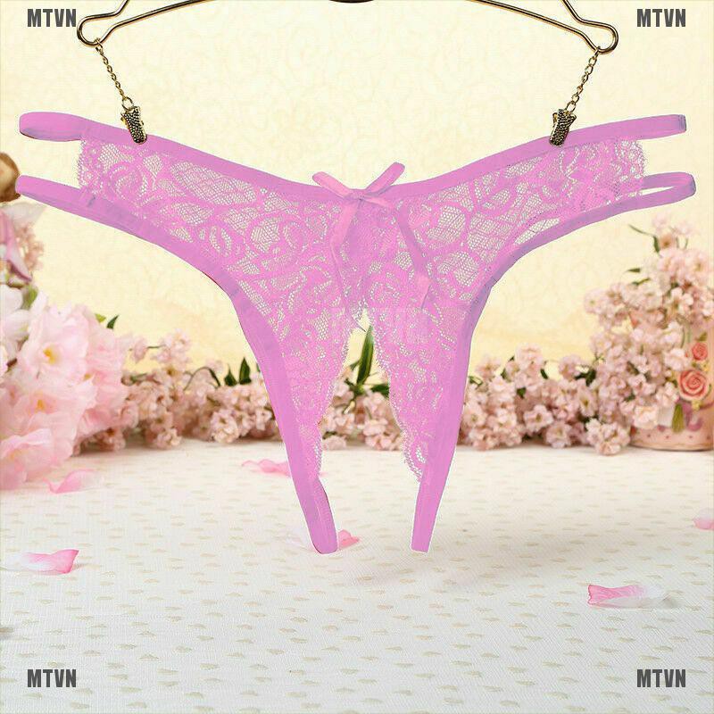 Quần lót không đáy phối ren hoa quyến rũ dành cho nữ | BigBuy360 - bigbuy360.vn