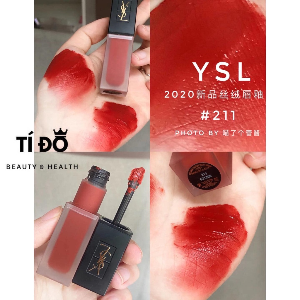 YSL - Son Kem Lì Tatouage Couture Velvet Cream