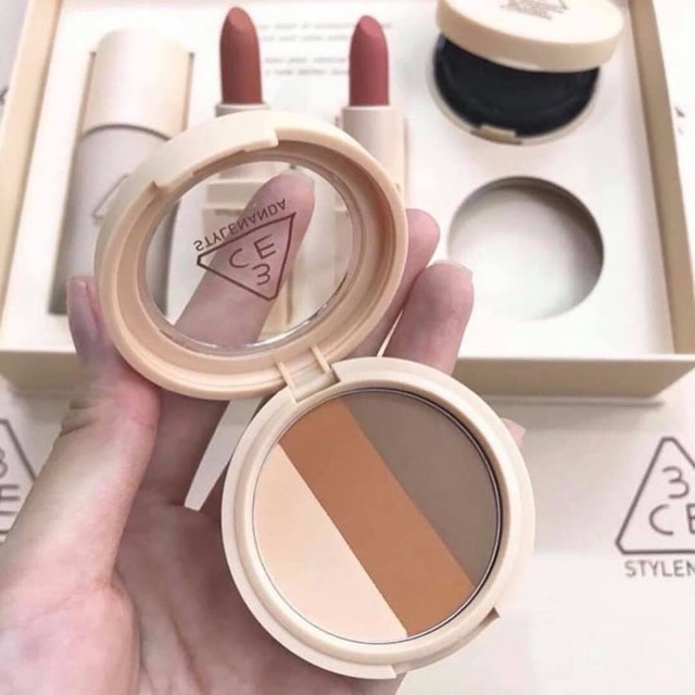 Set trang điểm 3CE SOFT NUDE KIT [sale set cuối]