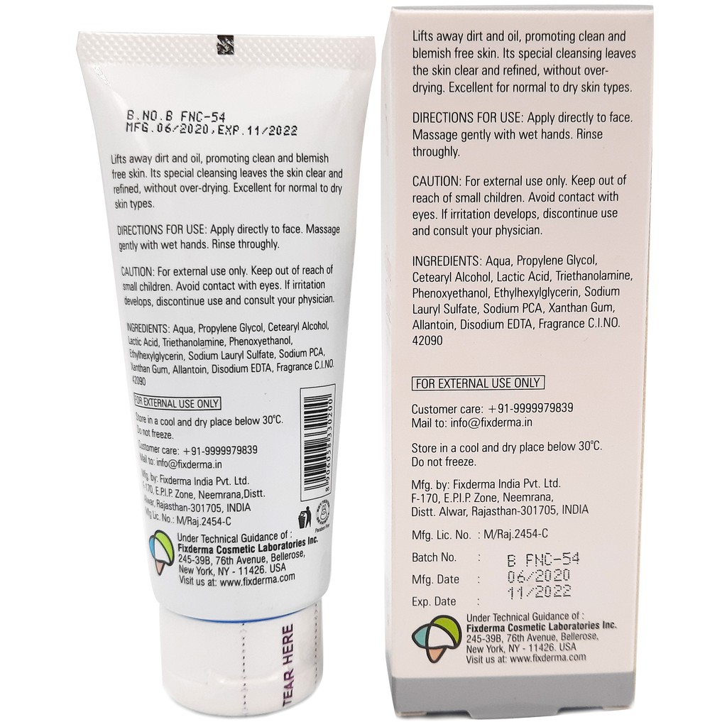 Sữa Rửa Mặt Không Tạo Bọt Cho Da Nhạy Cảm Fixderma Non Drying Cleanser (60g) | BigBuy360 - bigbuy360.vn