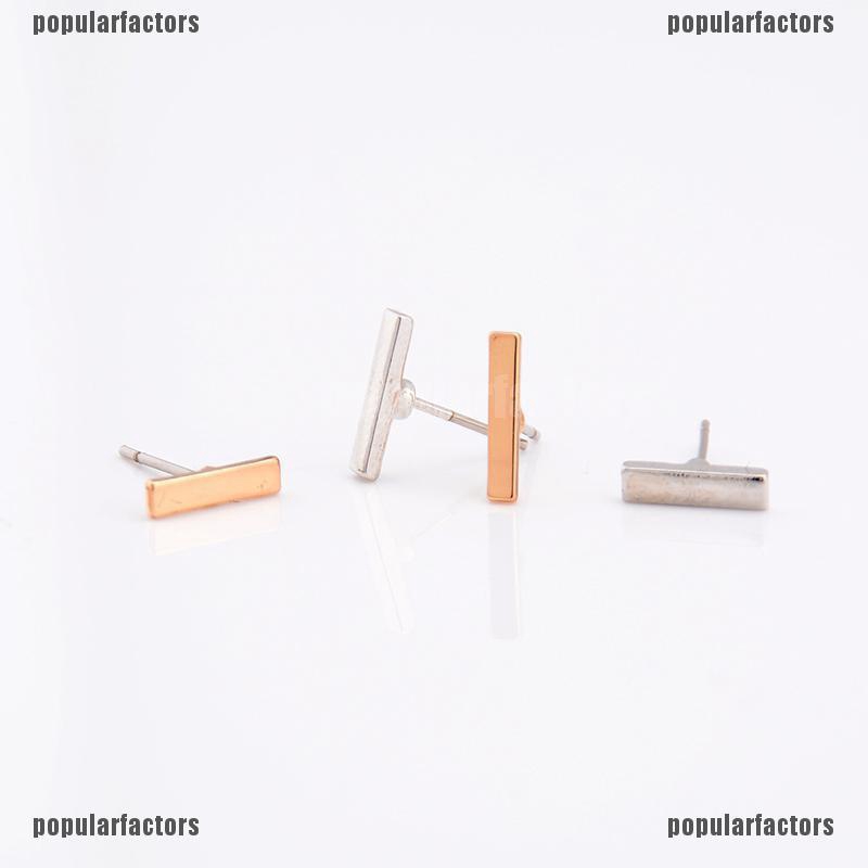 Khuyên Tai Hình Chữ T Đơn Giản Thanh Lịch Và Thanh Lịch Cho Nữ