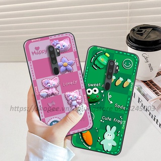 Ốp lưng oppo A5 2020 / A9 2020 in hình 3D gấu cute cool ngầu giả nổi.