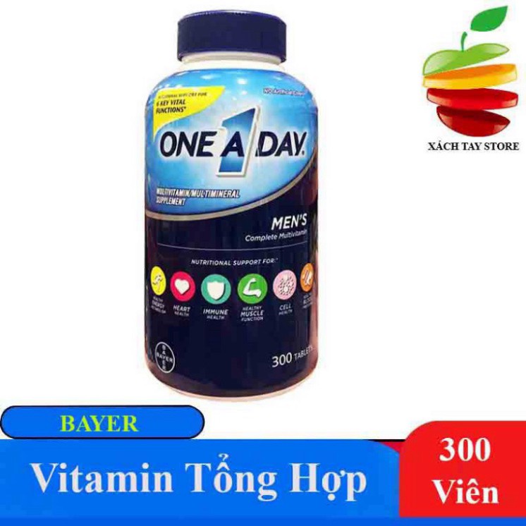 SIÊU RẺ SIÊU RẺ Viên Bổ Sung Vitamin và Khoáng Chất Tổng Hợp ONE A DAY MEN's Multivitamin - 300 Viên SIÊU RẺ SIÊU RẺ