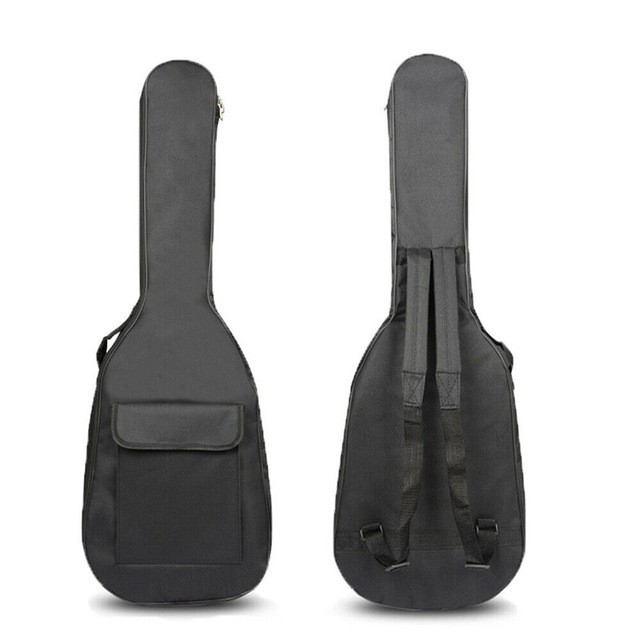 [Giao nhanh 2h-HCM] Bao Da Đựng Đàn Guitar Acoustic và Classic 3 Lớp Guitar Bag có quai đeo và túi đựng vật dụng YAB-M10