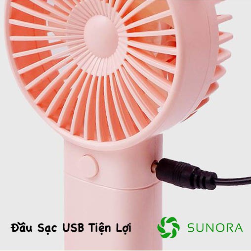 Quạt cầm tay mini sạc USB bỏ túi hoặc để bàn gió cực mạnh | BigBuy360 - bigbuy360.vn