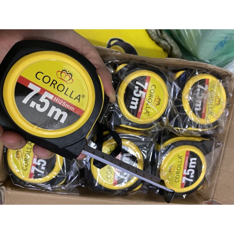 Thước mét ,thước rút 5m và 7.5m cao cấp COROLLA