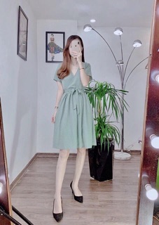 Bán sỉ váy chấm bi công sở