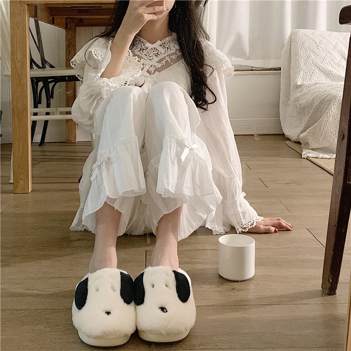 dép bông đi trong nhà hình cún snoopy ( HÀNG CHUẨN XIXITIAO)