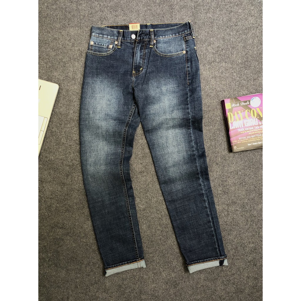 Quần Jean nam Lv 511 cambodia (Form ống đứng Slimstrecth ,ống quần 17cm đến 19m,chất vải co dãn)-779 | BigBuy360 - bigbuy360.vn
