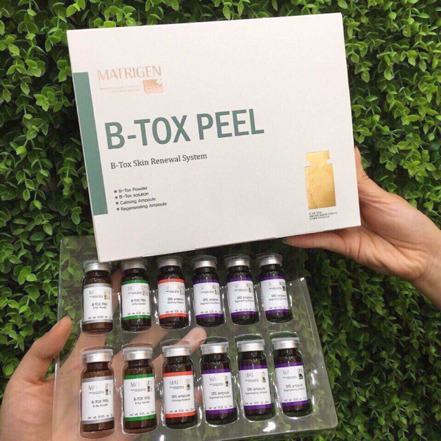 Liệu Trình Thay Da Sinh Học B-TOX PEEL (hộp 12 lọ)