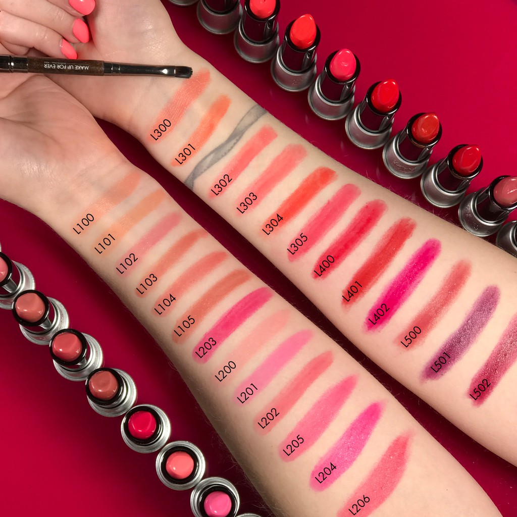 [Mã COSMUFET3 -8% đơn 250K] [Mã LT50 giảm 50k đơn 250k] Make Up For Ever - Son môi Artist Rouge Light 3.5G