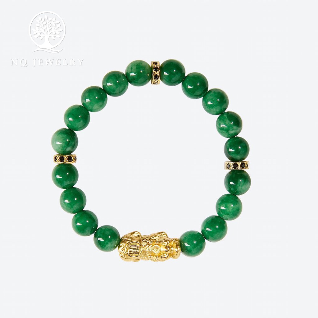 Vòng tay tỳ hưu bạc mạ vàng 24k - NQ Jewelry