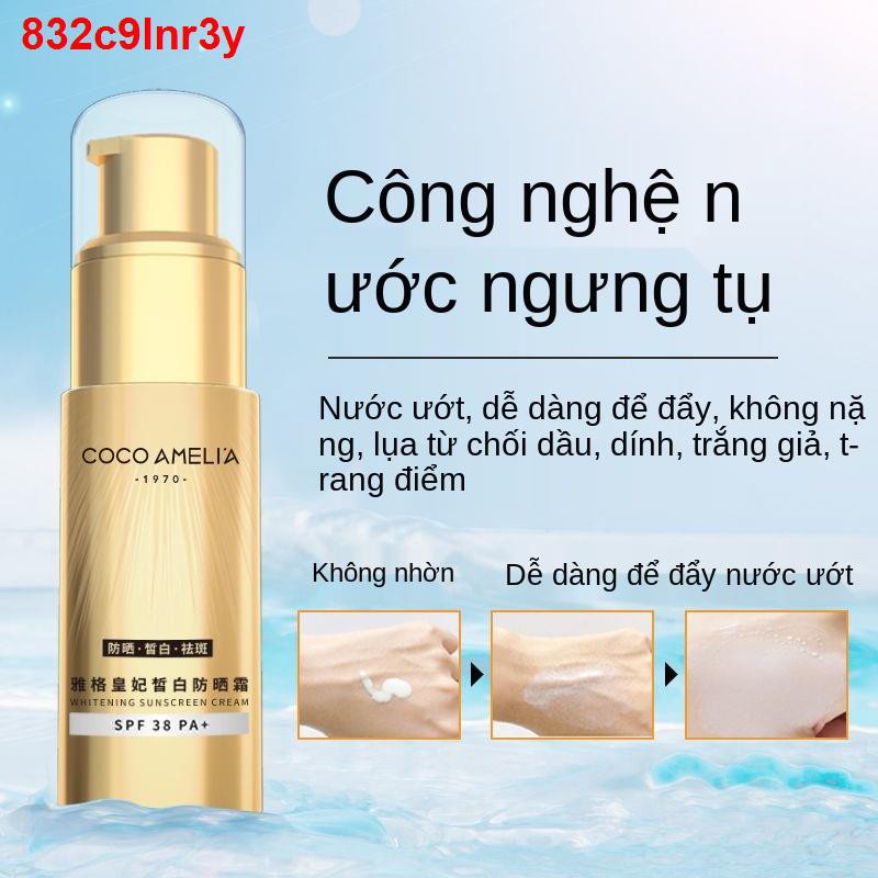 nước thái lanKem chống nắng CCA Tuýp Vàng Nhỏ Làm Sáng Sảng Khoái, Thấm Nước, Mồ Hôi, Cách Ly UV Lâu Dài Nữ Học